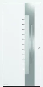 Стальная дверь Thermo Safe Мотив 560 белая 1000x2100