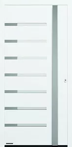 Стальная дверь Thermo Safe Мотив 524 белая 1000x2100