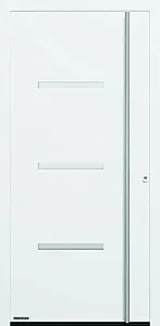 Стальная дверь Thermo Safe Мотив 515 белая 1000x2100