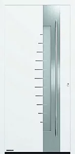 Стальная дверь Thermo Safe Мотив 559 белая 1100x2100