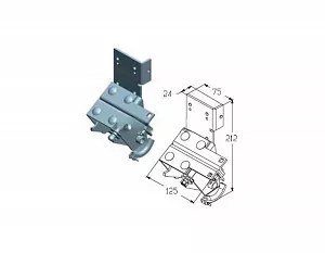 Alutech RBI446R кронштейн нижний