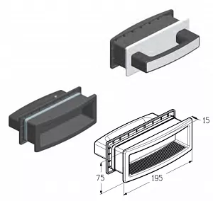 Ручка ALUTECH HGI-40.007