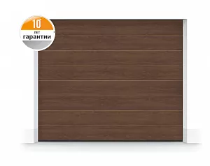 Секционные ворота Hormann RenoMatic 42 2500x2125 Темный дуб Prolift