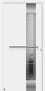 Стальная дверь Thermo Safe Мотив 558 белая 1000x2100