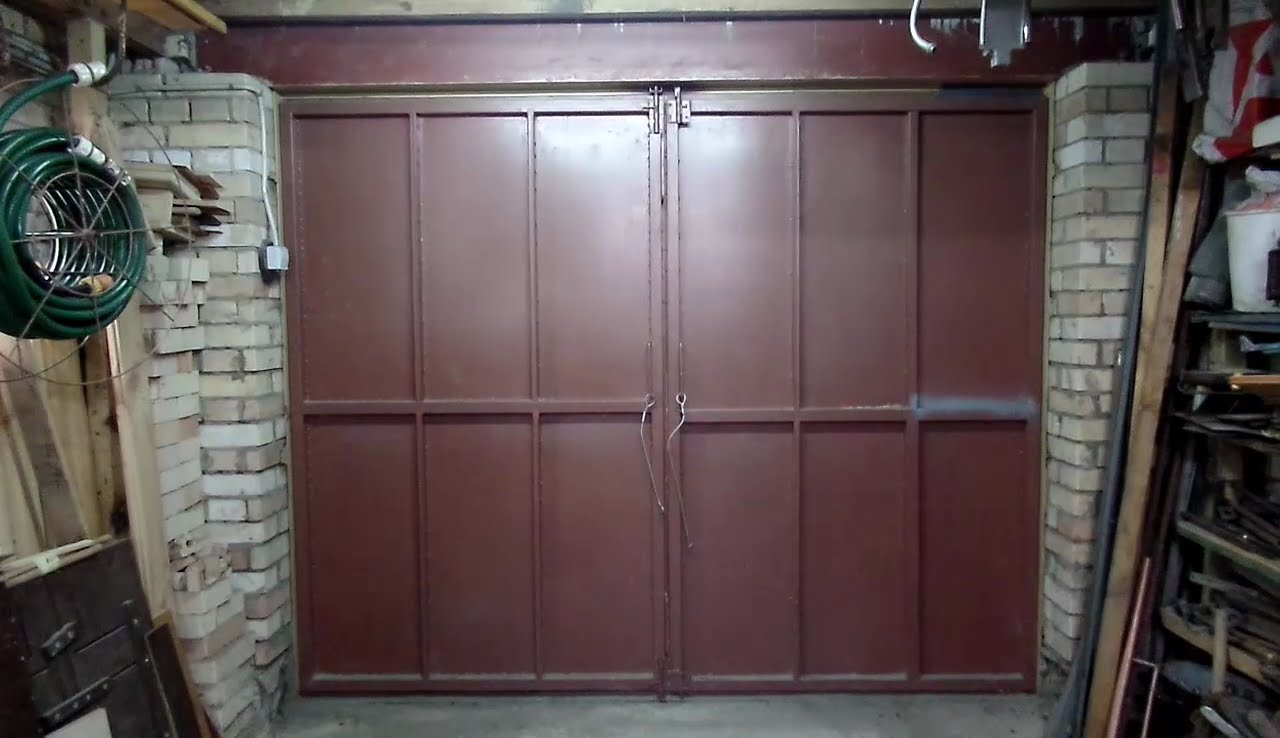 Чертежи распашных ворот для гаража. Как создать самостоятельно?